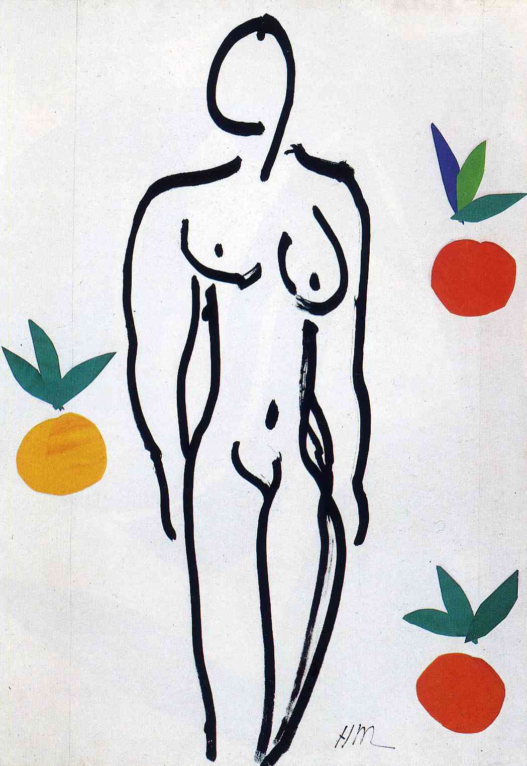 Henri Matisse - Nude with Oranges 1951
